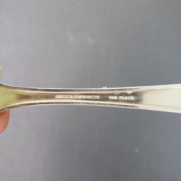 Oneida Bridal Wreath 1915 Community Silverplate Place Oval Soup Tablespoon - Picture 4 of 5